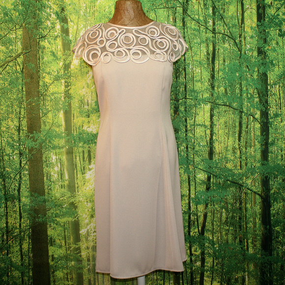 Cartise International Dresses & Skirts - CARTISE INTERNATIONAL Beige Cocktail Formal Dress